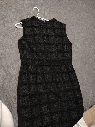Vestido Carolina Herrera Talla 40 Negro
