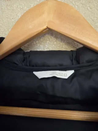 Abrigo ZARA Negro Invierno Hombre