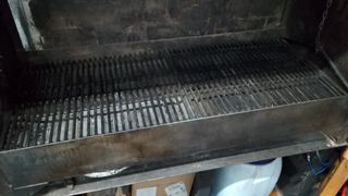 Barbacoa Grande Carbón Metal Negra