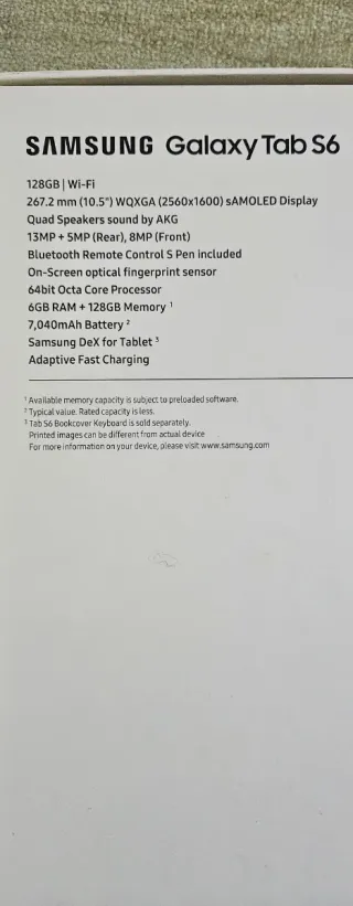 Samsung Galaxy Tab S6 (gama alta)