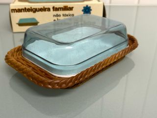 Manteigueira Vintage Cesto Plástico