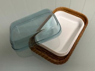 Manteigueira Vintage Cesto Plástico