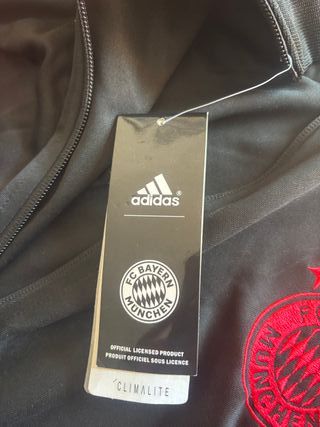 Chándal Adidas Bayern M Hombre Negro/Rojo Talla M