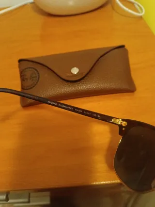 Gafas Ray-Ban Clubmaster Marrón y Dorado