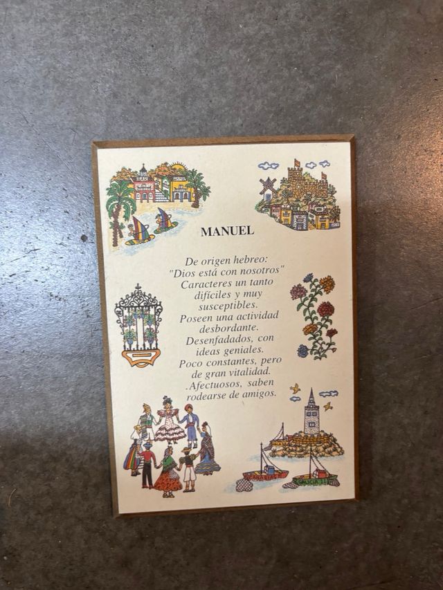 Cuadro significado nombres