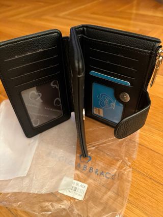 Portafoglio Baci&Abbracci nero 9x14 nuovo