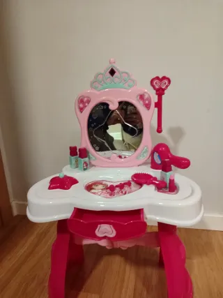 Tocador infantil maquillaje princesa