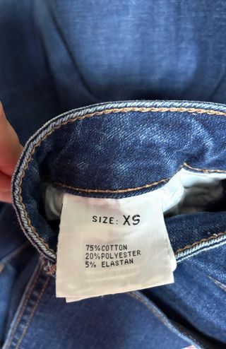 Pantalón vaquero campana mujer - Local - Talla Xs