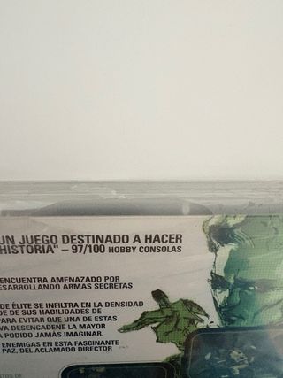 Metal Gear Solid 3 PS2 Precintado