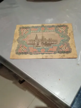 Billete 50 Pesetas Banco de España 1907
