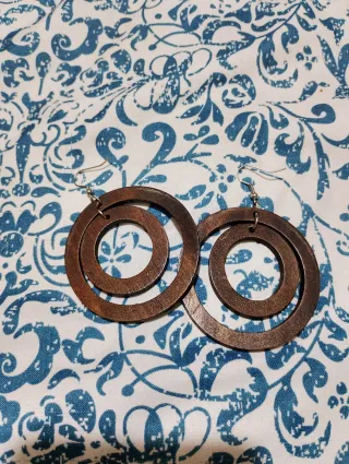 Pendientes Aro Diseño Floral