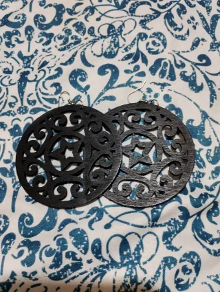 Pendientes Aro Diseño Floral