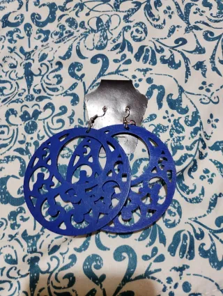 Pendientes Aro Diseño Floral