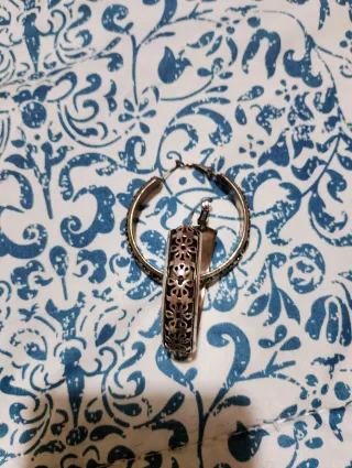 Pendientes Aro Diseño Floral