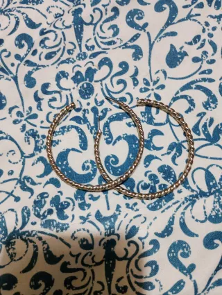 Pendientes Aro Diseño Floral