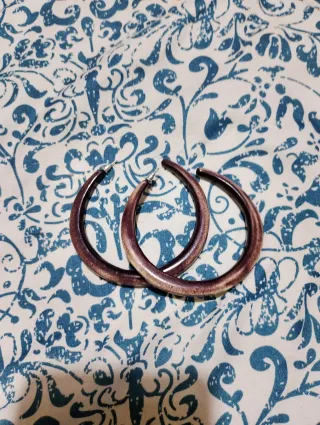 Pendientes Aro Diseño Floral