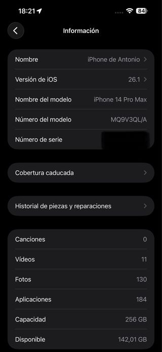 iPhone 14 Pro Max 256GB Blanco