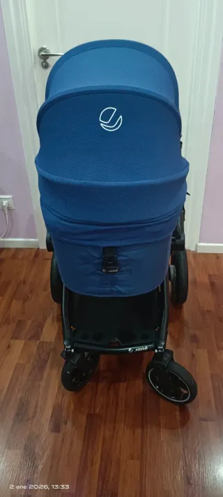 Cochecito de bebé Jane azul