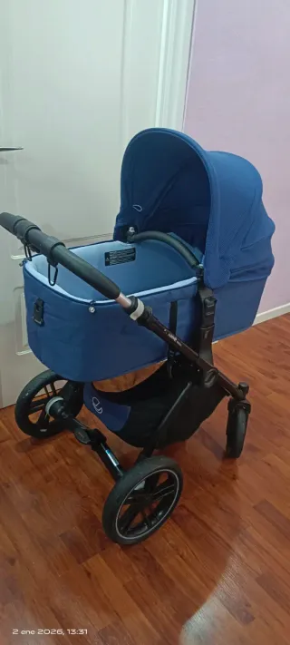 Cochecito de bebé Jane azul