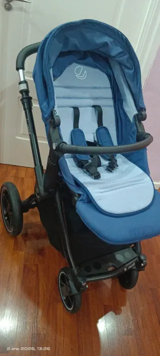 Cochecito de bebé Jane azul