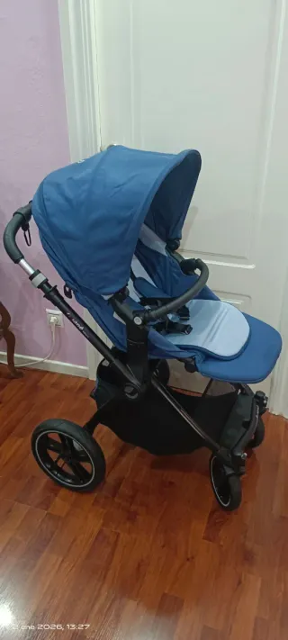 Cochecito de bebé Jane azul