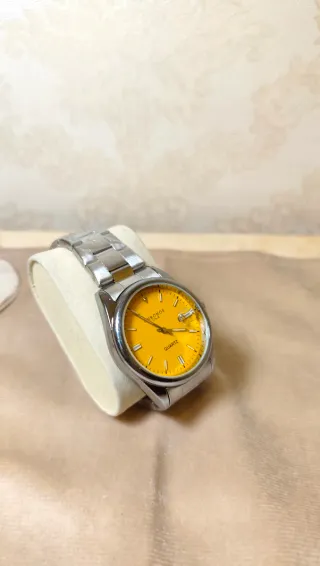 Orologio Chronos Data Acciaio Inox Giallo