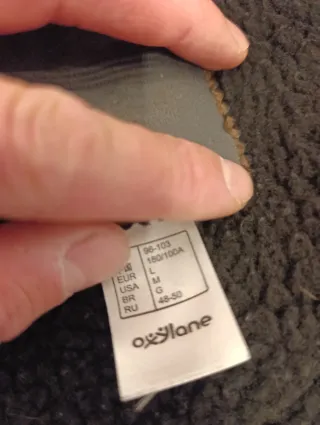 Chaqueta Decathlon Negra Talla M