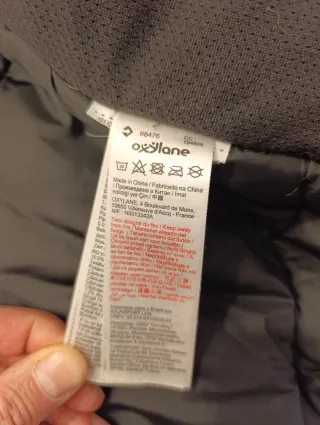 Chaqueta Decathlon Negra Talla M