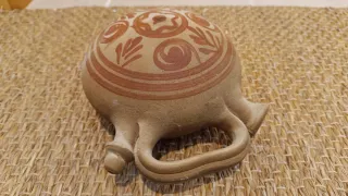 Botijo barro arcilla de pared decorativo