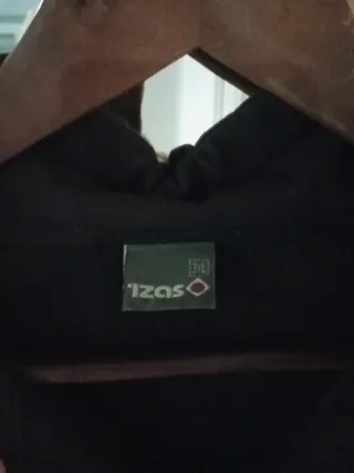 Anorak Izas Montaña Talla 3XL Negro/Rosa