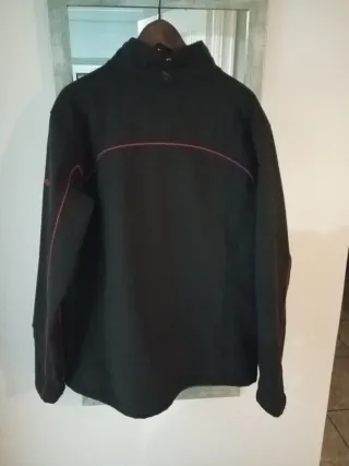 Anorak Izas Montaña Talla 3XL Negro/Rosa