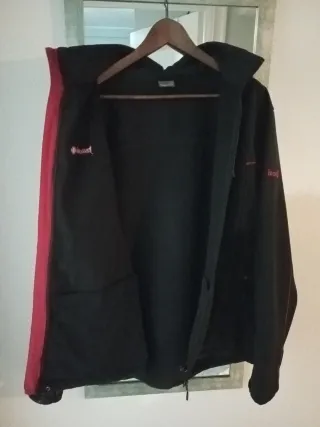 Anorak Izas Montaña Talla 3XL Negro/Rosa