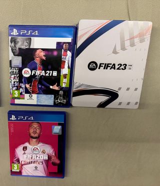 Pack FIFA 20, 21 y 23 PS4