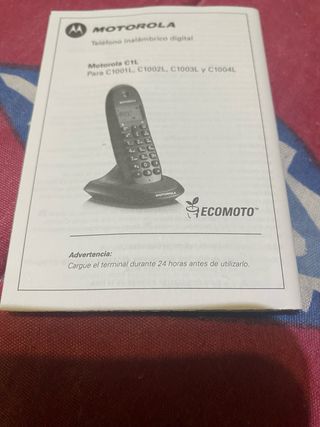Teléfono Inalámbrico Motorola Negro C1001