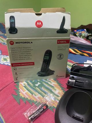 Teléfono Inalámbrico Motorola Negro C1001