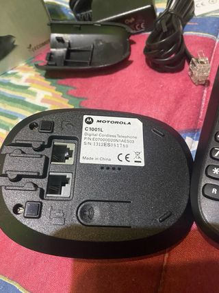 Teléfono Inalámbrico Motorola Negro C1001