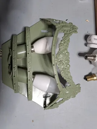 Aplique de pared verde