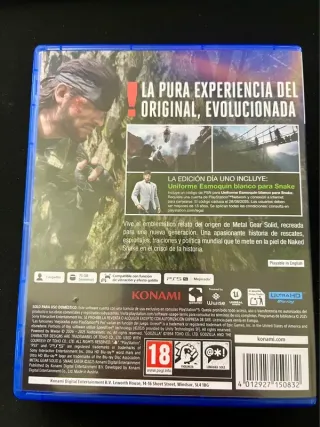 Metal Gear Solid A Snake Eater PS5 Edición Día Uno