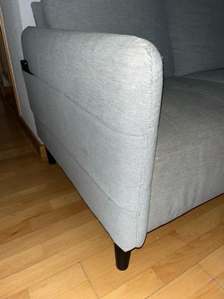 Sofá Angersby 3 plazas Ikea Gris