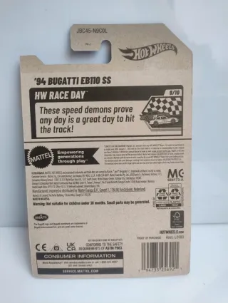 Hot Wheels '94 Bugatti EB110 SS Viola