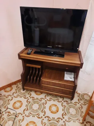 Mueble TV madera (sin TV)