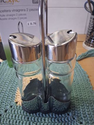Set vinagrera y aceitera Style Inox