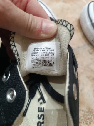 Converse Playeras Negras