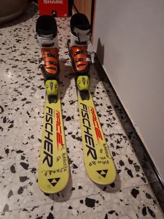 Esquís Fischer Race 110cm + Botas
