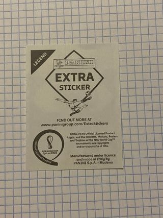 Cromo Modric Extra Sticker bronce qatar 2022