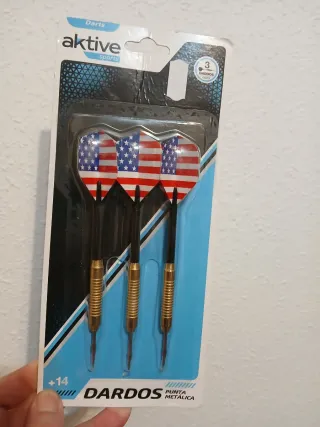 Dardos Aktive Sports Punta Metálica Bandera USA