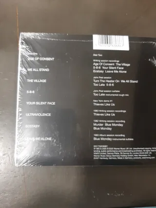 CDs New Order  Movement Low-life Brotherhood Powe