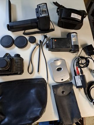 Lote fotografía Braun, Hama, Polaroid