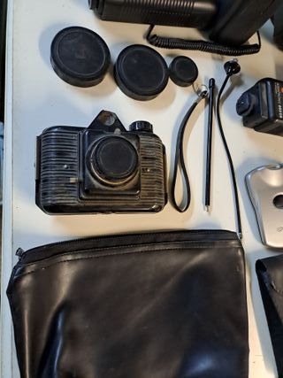 Lote fotografía Braun, Hama, Polaroid