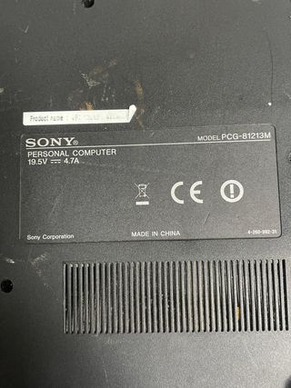 Portátil Sony Vaio Plata i5